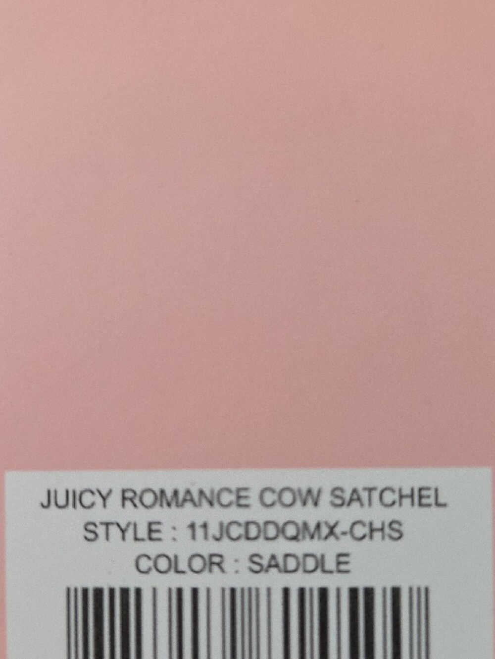 Juicy Couture Romance Cow Satchel in Saddle Brown, Shoulder Bag NWT - Picture 2 of 12